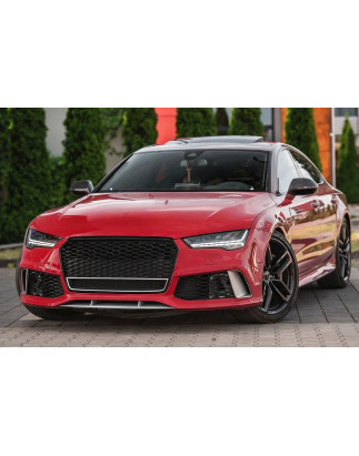 AUDI RS7 4G 2012-2015 PRE-RESTYLING CORNICE MASCHERINA NERA 4G8853653F (Cod. AP-FE4F-1601C_A4x4)