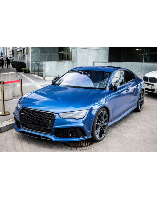 AUDI RS7 4G 2016-2018 RESTYLING CORNICE MASCHERINA NERA 4G8853651L (Cod. AP-9A81-6623D_A4x4)