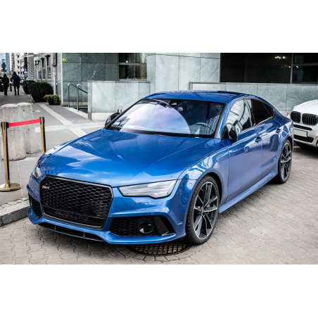 AUDI RS7 4G 2016-2018 RESTYLING CORNICE MASCHERINA NERA 4G8853651L (Cod. AP-9A81-6623D_A4x4)