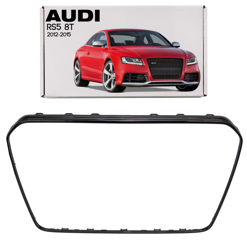 AUDI RS5 8T 2012-2015 RESTYLING CORNICE MASCHERINA NERA 8T0853651J (Cod. AP-47A7-769EC_A4x4)
