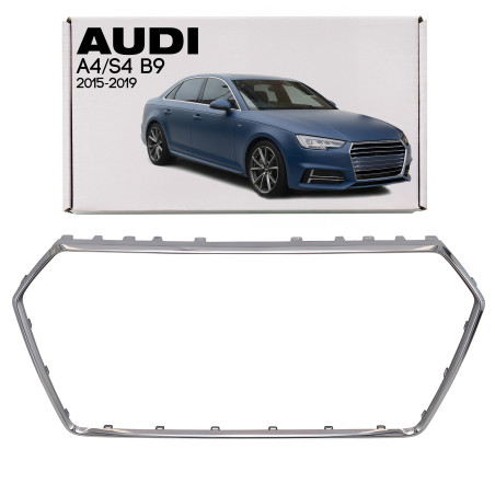 AUDI A4 / S4 B9 2015-2019 PRE-RESTYLING CORNICE MASCHERINA CROMATA 8W0853651D (Cod. AP-E01D-55717_A4