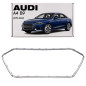 AUDI A4 B9 2019-2024 RESTYLING CORNICE MASCHERINA CROMATA 8W0853651D (Cod. AP-CD24-158EA_A4x4)