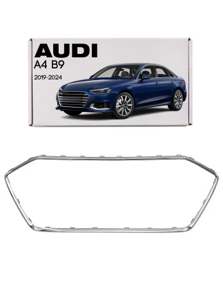 AUDI A4 B9 2019-2024 RESTYLING CORNICE MASCHERINA CROMATA 8W0853651D (Cod. AP-CD24-158EA_A4x4)