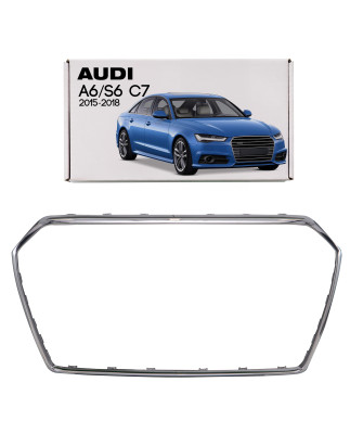 AUDI A6 / S6 C7 4G 2015-2018 RESTYLING CORNICE MASCHERINA CROMATA 4G0807715C (Cod. AP-3A7C-91018_A4x