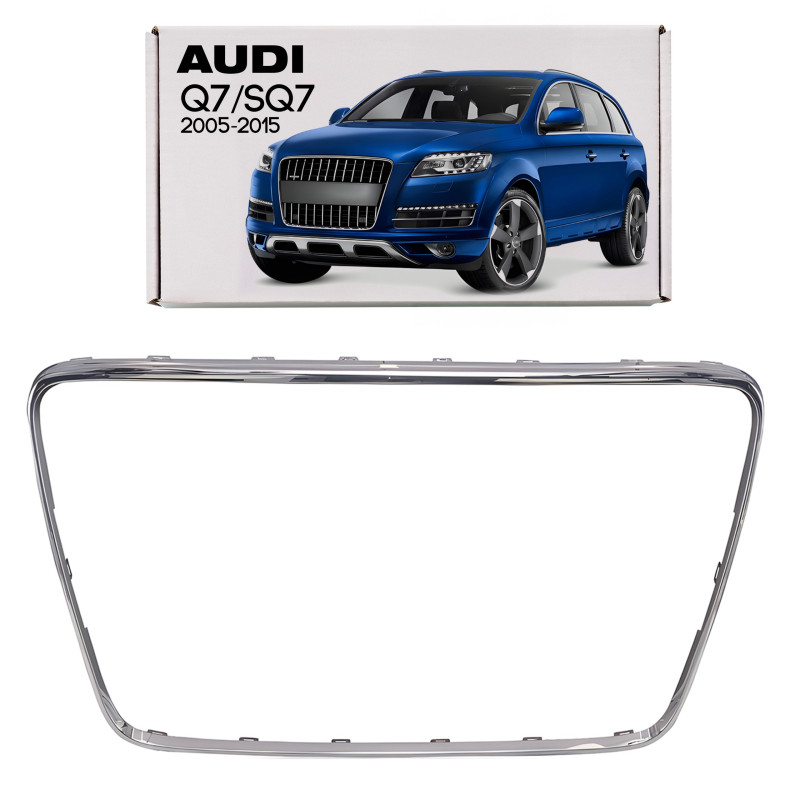 AUDI Q7 / SQ7 4L 2005-2015 CORNICE MASCHERINA CROMATA 4L0853651A (Cod. AP-CE7B-167D5_A4x4)