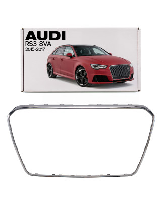 AUDI RS3 8VA 2015-2017 PRE-RESTYLING CORNICE MASCHERINA CROMATA 8V4853653 (Cod. AP-56FE-133AB_A4x4)