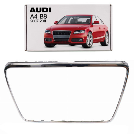 AUDI A4 B8 2007-2011 PRE-RESTYLING CORNICE MASCHERINA CROMATA 8E0853651 (Cod. AP-AEDA-110B6_A4x4)