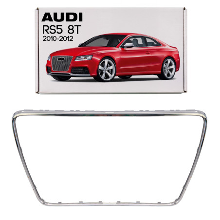 AUDI RS5 8T 2010-2012 PRE-RESTYLING CORNICE MASCHERINA CROMATA 8T0853651D (Cod. AP-BF6A-7780C_A4x4)