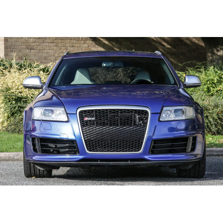 AUDI RS6 C6 4F 2008-2011 RESTYLING CORNICE MASCHERINA CROMATA 4F0853651 (Cod. AP-5D84-8721B_A4x4)