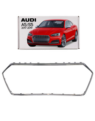 AUDI A5 / S5 8W6 2017-2019 PRE-RESTYLING CORNICE MASCHERINA CROMATA 8W6853651R (Cod. AP-6511-590B8_A