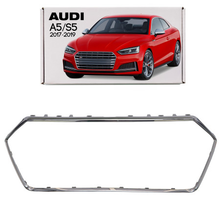 AUDI A5 / S5 8W6 2017-2019 PRE-RESTYLING CORNICE MASCHERINA CROMATA 8W6853651R (Cod. AP-6511-590B8_A
