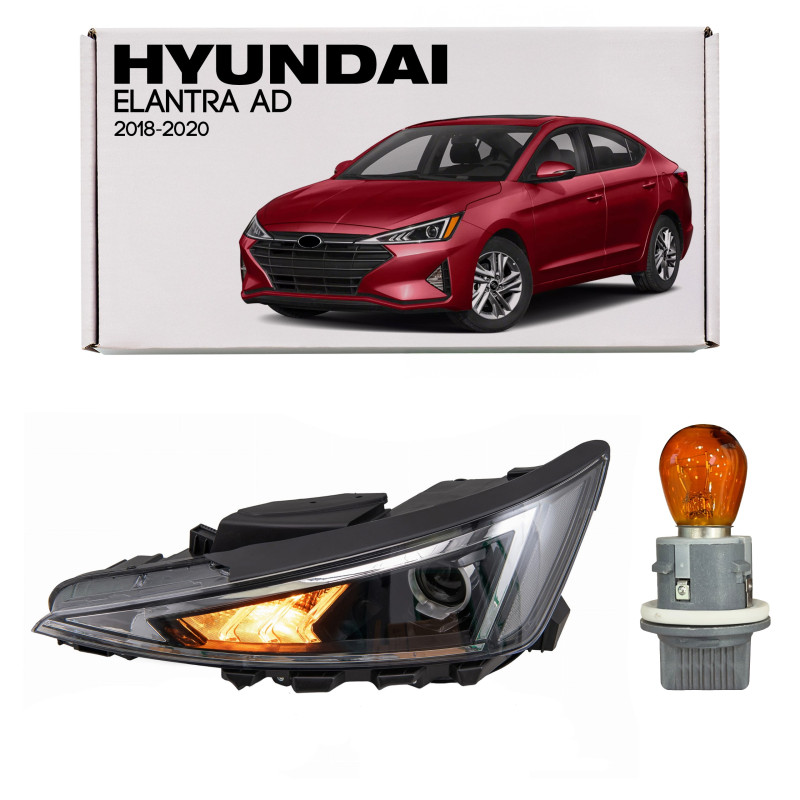 HYUNDAI ELANTRA VI AD 2018-2020 RESTYLING FARO ANTERIORE SINISTRA 92101F2500 (Cod. AP-6245-653C1_A4x