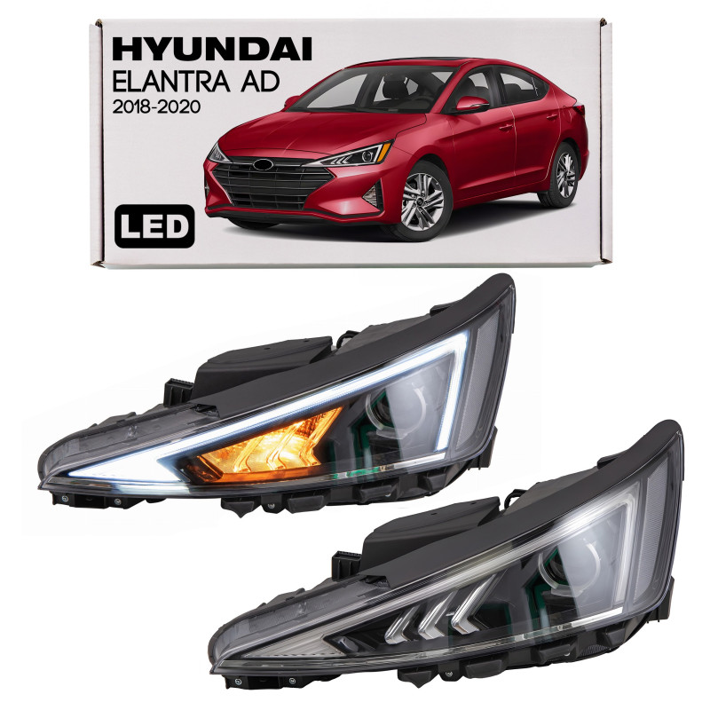HYUNDAI ELANTRA VI AD 2018-2020 RESTYLING FARO ANTERIORE SINISTRA LED 92101F2600 (Cod. AP-FE88-5418E