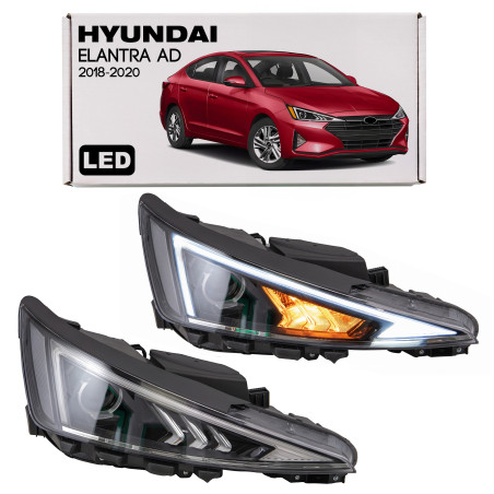 HYUNDAI ELANTRA VI AD 2018-2020 RESTYLING FARO ANTERIORE DESTRA LED 92102F2600 (Cod. AP-CCE2-253F9_A