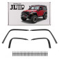 JEEP WRANGLER JL 2018+ AGGIUNTIVI ALLARGAMENTI PASSARUOTA HIGH TOP RUBICON 5 CM (Cod. AP-850D-244FC_