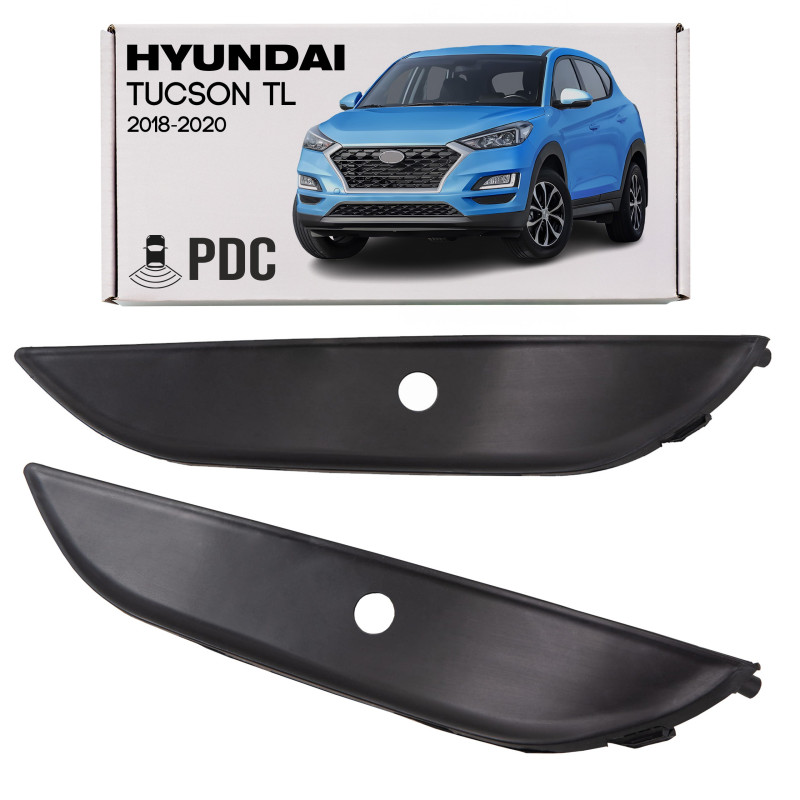 HYUNDAI TUCSON III TL 2018-2020 RESTYLING GRIGLIA ANTERIORE PARAURTI CON PDC SINISTRA 86527D7530 (Co