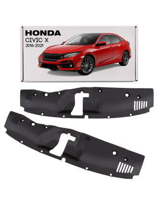 HONDA CIVIC X 2016-2021 SUPERIORE PROTEZIONE PANNELLO FRONTALE ANTERIORE 74127TEAT00 (Cod. AP-AB34-3
