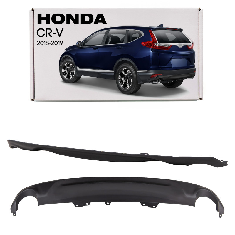 HONDA CR-V V 2018-2019 PRE-RESTYLING POSTERIORE SPOILER DIFFUSORE PARAURTI NERO 71510TMET0 (Cod. AP-