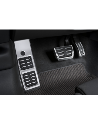 AUDI A4 S4 RS4 2019-2024 RESTYLING COPRIPEDALI CAMBIO AUTOMATICO PER PEDALI APPLICATI (Cod. AP-0FE7-