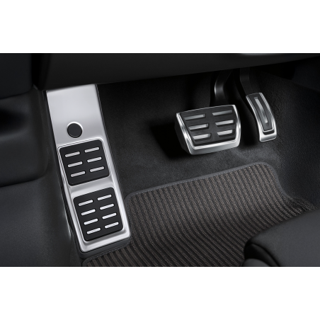 AUDI A4 S4 RS4 2019-2024 RESTYLING COPRIPEDALI CAMBIO AUTOMATICO PER PEDALI APPLICATI (Cod. AP-0FE7-