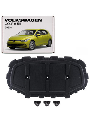 VOLKSWAGEN GOLF 8 VIII 5H 2020+ PANNELLO FONOASSORBENTE COFANO KIT CON CLIP 5H0863831 (Cod. AP-96D5-