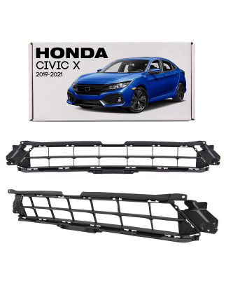 HONDA CIVIC X 2019-2021 berlina RESTYLING MASCHERINA GRIGLIA ANTERIORE PARAURTI CENTRALE 71102TBCA50