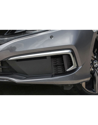 HONDA CIVIC X 2019-2021 berlina RESTYLING GRIGLIA FENDINEBBIA CON CROMATO SINISTRA 71185TBAK50 (Cod.