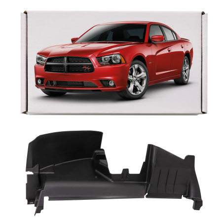 DODGE CHARGER 2011-2014 PROTEZIONE RADIATORE SINISTRA 57010437AA (Cod. AP-528B-713E3_A4x4)