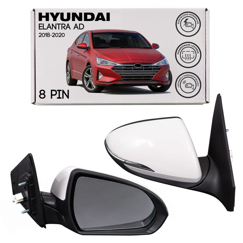 HYUNDAI ELANTRA VI AD 2018-2020 RESTYLING SPECCHIETTO ELETTRICI CON INDICATORE DI DIREZIONE RISCALDA