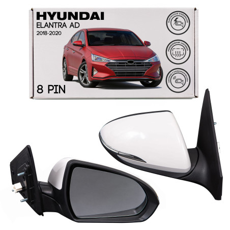 HYUNDAI ELANTRA VI AD 2018-2020 RESTYLING SPECCHIETTO ELETTRICI CON INDICATORE DI DIREZIONE RISCALDA
