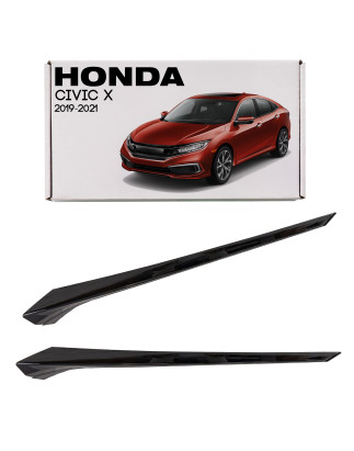 HONDA CIVIC X 2019-2021 RESTYLING MODANATURA MASCHERINA SINISTRA NERA 71129TEGA51 (Cod. AP-32B2-5365