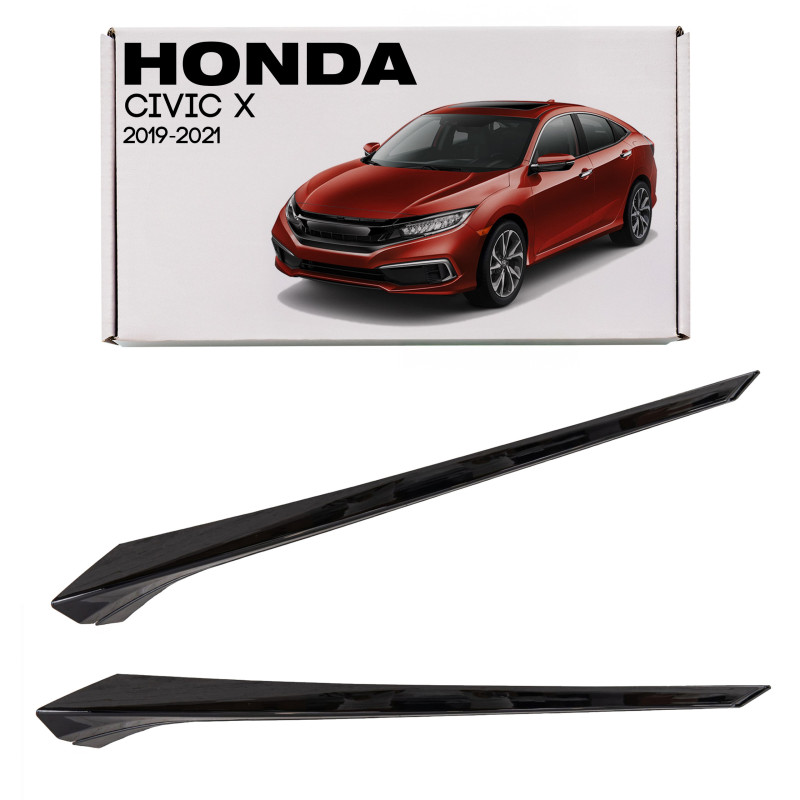 HONDA CIVIC X 2019-2021 RESTYLING MODANATURA MASCHERINA SINISTRA NERA 71129TEGA51 (Cod. AP-32B2-5365