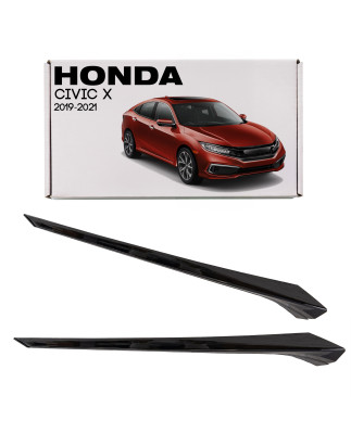 HONDA CIVIC X 2019-2021 RESTYLING MODANATURA MASCHERINA DESTRA NERA 71124TEGA51 (Cod. AP-9667-2830F_
