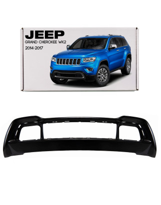 JEEP GRAND CHEROKEE IV WK2 2014-2017 PO PRIMO RESTYLING NERA CORNICE INFERIORE GRIGLIE PARAURTI VERN
