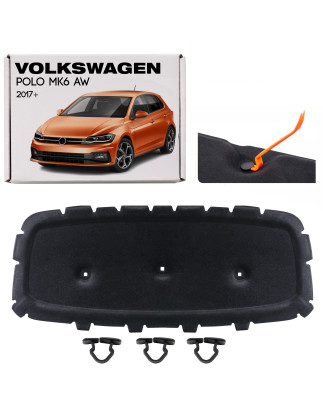 VOLKSWAGEN POLO MK6 VI AW 2017+PANNELLO FONOASSORBENTE KIT CON CLIP 2G0863831 (Cod. AP-28FC-57161_A4