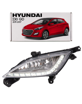 HYUNDAI I30 II GD 2011-2017 FENDINEBBIA DRL LED SINISTRA 92201A6110 (Cod. AP-14E9-84672_A4x4)