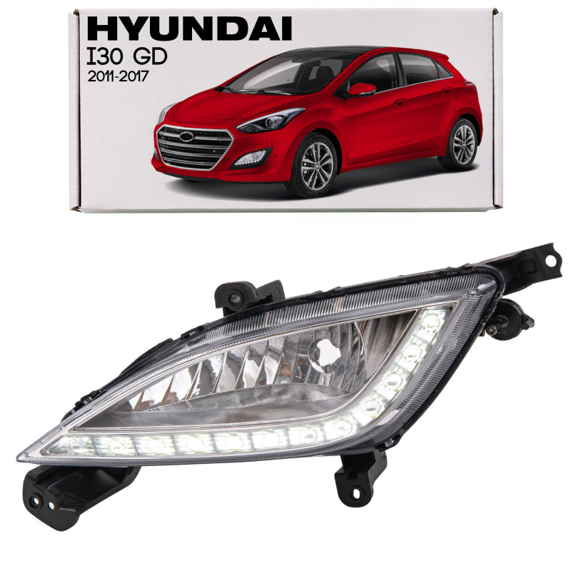 HYUNDAI I30 II GD 2011-2017 FENDINEBBIA DRL LED SINISTRA 92201A6110 (Cod. AP-14E9-84672_A4x4)