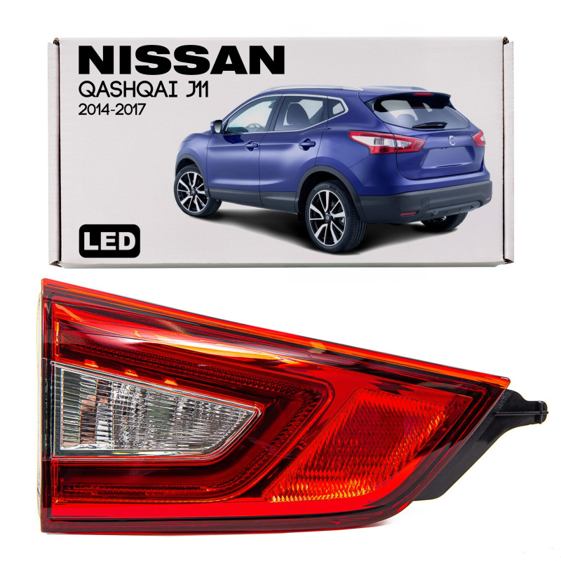 NISSAN QASHQAI II J11 2014-2017 PRE-RESTYLING FARO PORTELLONE POSTERIORE SINISTRA LED 265554EA5A (Co