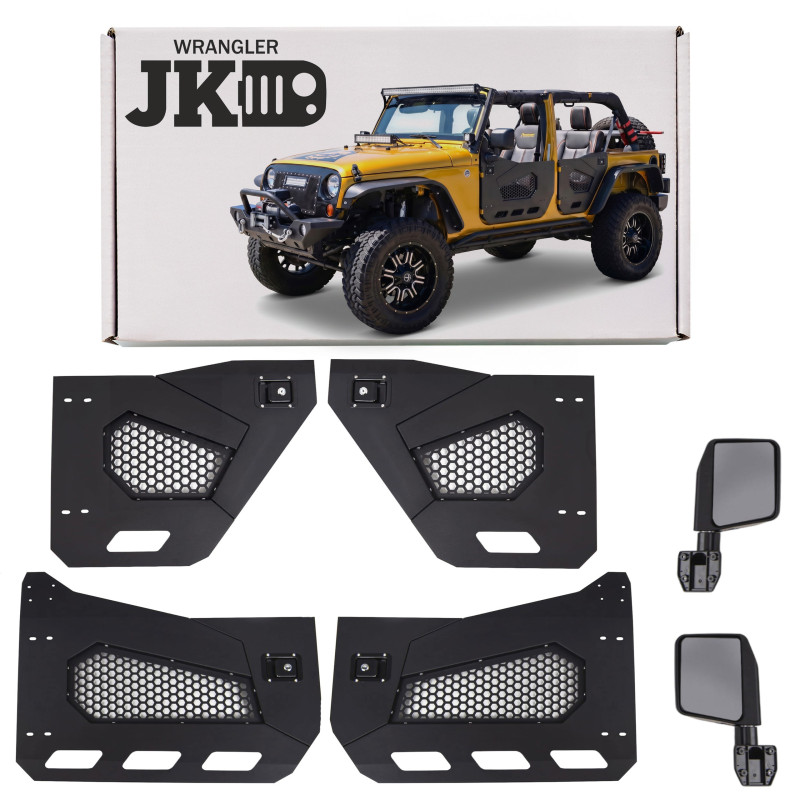 JEEP WRANGLER JK 2007-2018 4D PORTE MEZZE SQUAD COWBOY (Cod. AP-5FF8-30642_A4x4)