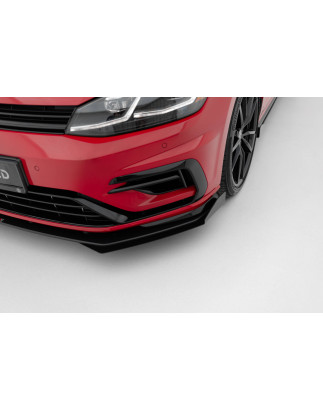 SPLITTER ANTERIORE street pro + Flaps Volkswagen Golf R / R-Line Mk7 Facelift (Cod. M-VWGO7FRCNC-FD2