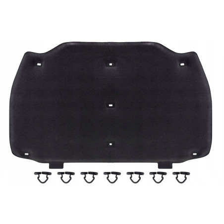 VOLVO V90 S90 2016-2020 PRE-RESTYLING PANNELLO FONOASSORBENTE COFANO KIT CON CLIP 31383344 (Cod. AP-