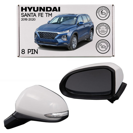 HYUNDAI SANTA FE IV TM 2018-2020 PRE-RESTYLING SPECCHIETTO ELETTRICI CON INDICATORE DI DIREZIONE PIE