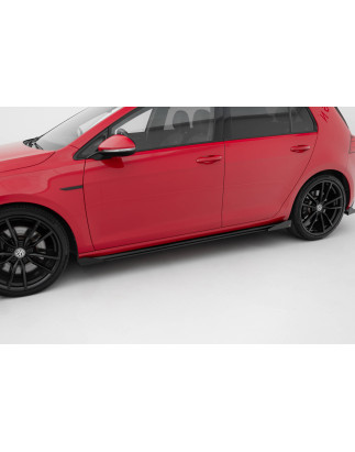 Diffusori minigonne street pro + Flaps Volkswagen Golf R / R-Line Mk7 Facelift (Cod. M-VWGO7FRCNC-SD