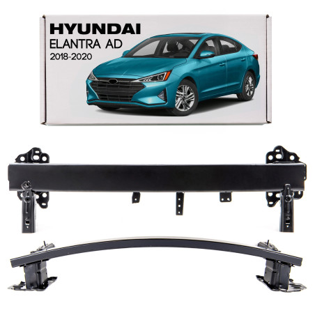 HYUNDAI ELANTRA VI AD 2018-2020 RESTYLING TRAVERSA RINFORZO ANTERIORE PARAURTI 64900F2AA0 (Cod. AP-4