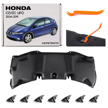 HONDA CIVIC VIII UFO 2006-2011 HATCHBACK PANNELLO FONOASSORBENTE COFANO 74141SMGE01 (Cod. AP-B880-89