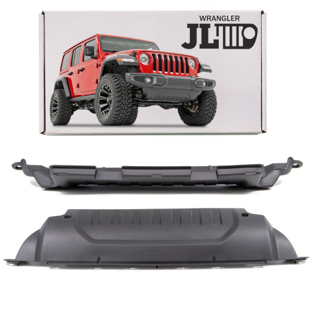 JEEP WRANGLER JL 2018+ PROTEZIONE PIASTRA PER ANTERIORE PARAURTI 6BU42RXFAB (Cod. AP-9580-36179_A4x4
