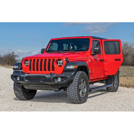JEEP WRANGLER JL 2018+ PROTEZIONE PIASTRA PER ANTERIORE PARAURTI 6BU42RXFAB (Cod. AP-9580-36179_A4x4