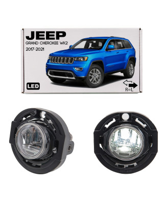 JEEP GRAND CHEROKEE IV WK2 2017-2021 SECONDO FACELIFTING FENDINEBBIA ANTERIORE LED PL 68228884AC (Co