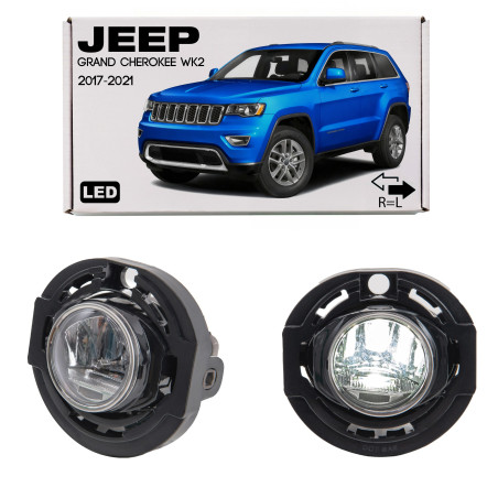 JEEP GRAND CHEROKEE IV WK2 2017-2021 SECONDO FACELIFTING FENDINEBBIA ANTERIORE LED PL 68228884AC (Co