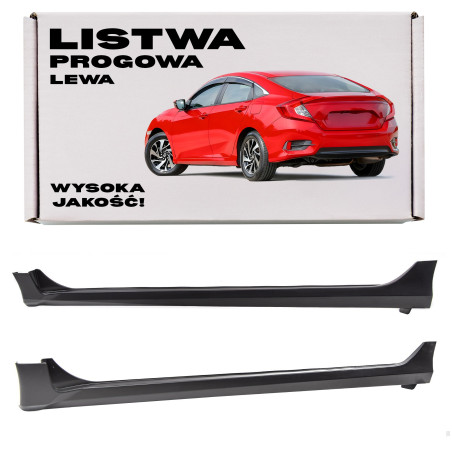 HONDA CIVIC X 2016-2019 berlina PRE-RESTYLING RIVESTIMENTO SOTTOPORTA MODANATURA SINISTRA 71850TGGA0